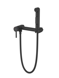 Изображение товара Гигиенический душ Milardo Tidy TIDBL15M08 со смесителем черный матовый