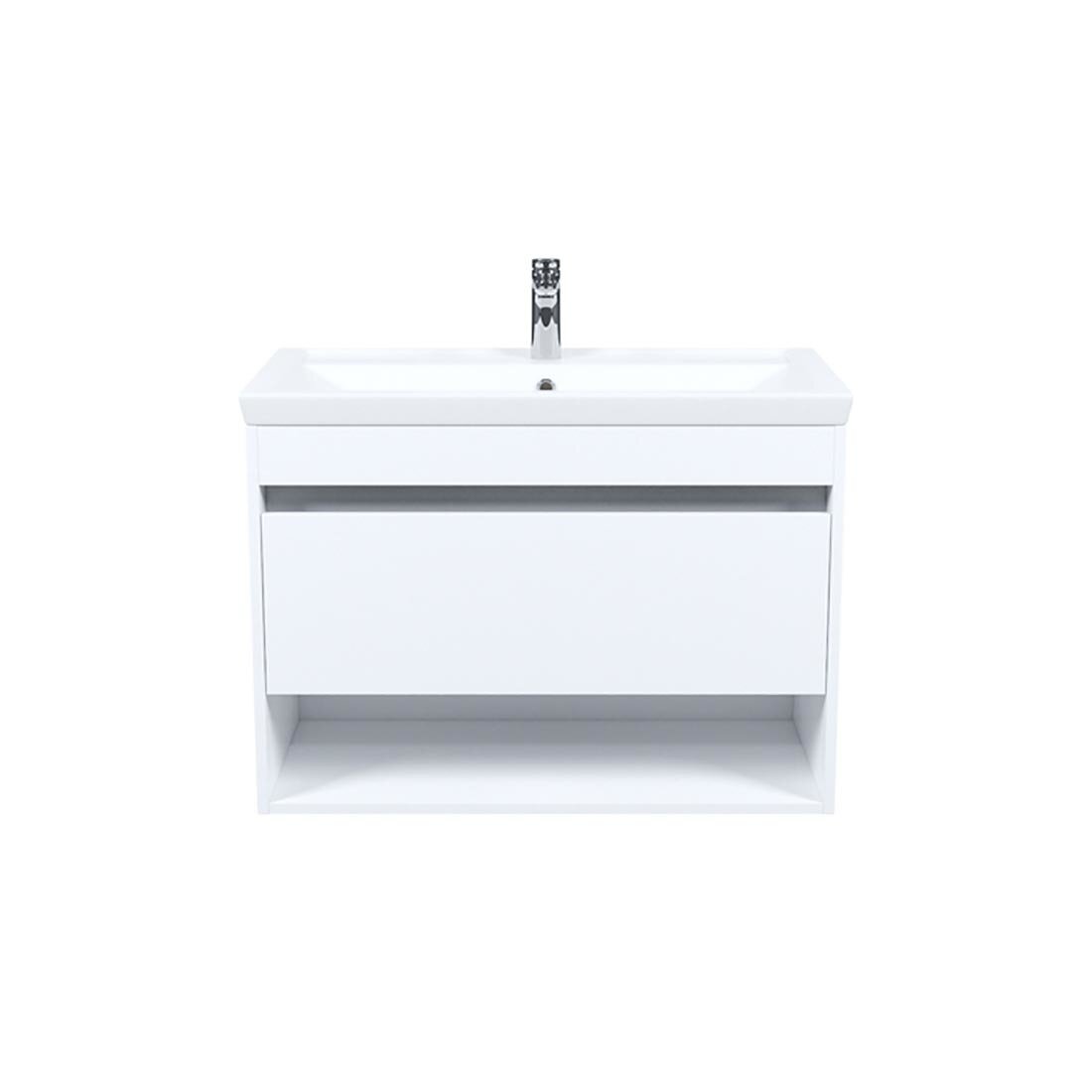 Изображение товара Тумба с раковиной Iddis Zodiac X ZDX80WNi95K, 80 см, подвесная, белый