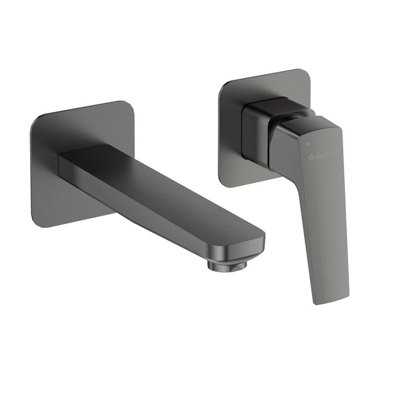 Изображение товара Смеситель для раковины Deante Blur BQL_D54L с внутренней частью, титан графит