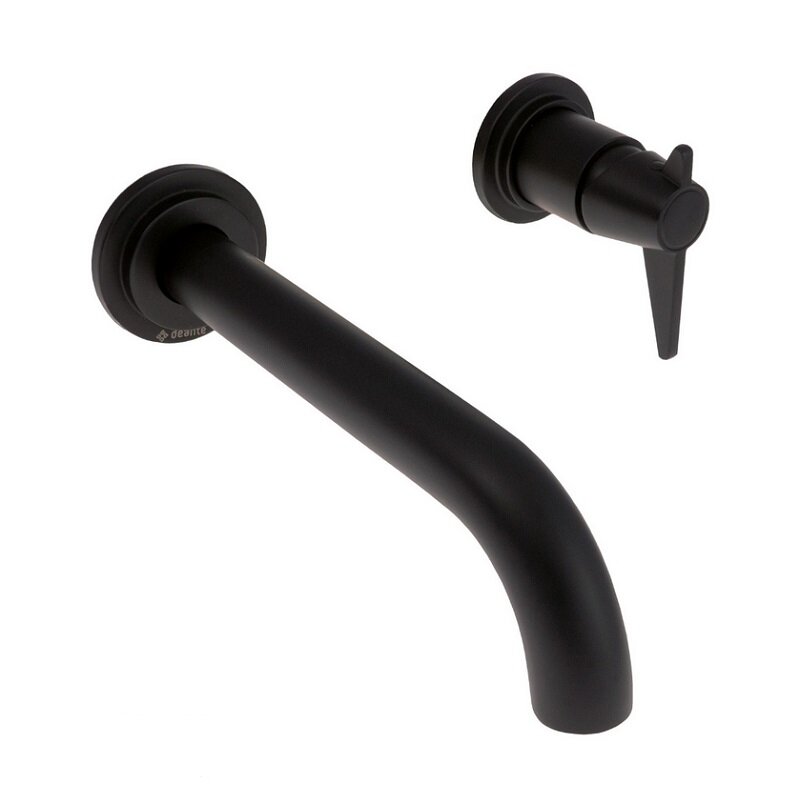 Изображение товара Смеситель для раковины Deante Temisto BQT_N54L черный матовый скрытый монтаж