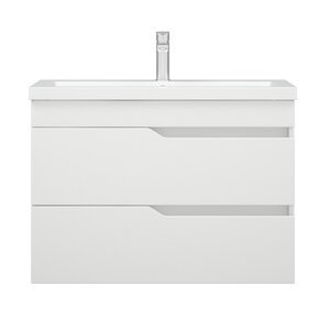 Изображение товара Тумба под раковину Corozo Теона 80 Z2, SD-00001784, 80 см, подвесная, цвет белый