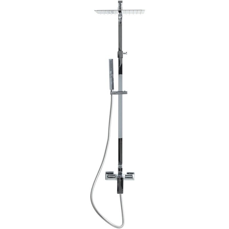 Изображение товара Душевая система Allen Brau Infinity 5.21012-00, верхний и ручной душ, хром