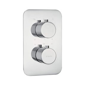 Изображение товара Встраиваемый смеситель для ванны и душа Deante Round BXY_0EBT, термостатический, хром