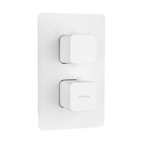 Изображение товара Смеситель для ванны и душа Deante Squoval BXY_AECT термостатический белый матовый