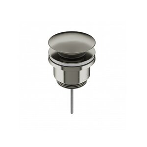 Изображение товара Донный клапан Ceramicanova 70003BN, с переливом, с системой Click-Clack, брашированный никель