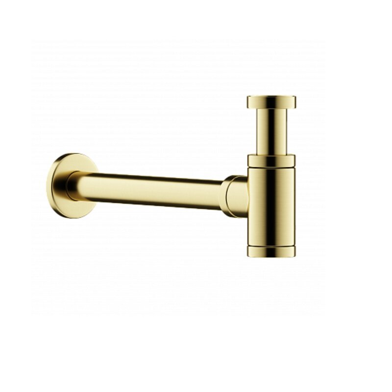 Изображение товара Дизайнерский бутылочный сифон Ceramicanova для раковины с мокрым затвором 70001BG золото