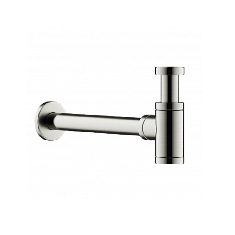 Изображение товара Дизайнерский бутылочный сифон Ceramicanova для раковины с мокрым затвором 70001BN никель