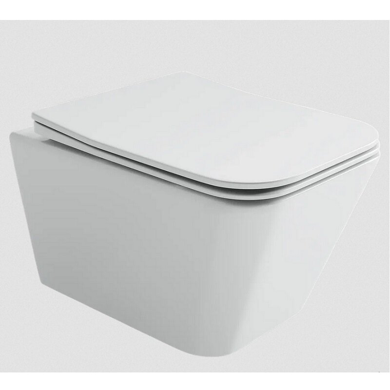 Изображение товара Подвесной безободковый унитаз Ceramicanova Miro CN11003T Торнадо с крышкой микролифт