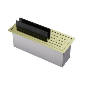 Изображение товара Коландер Omoikiri DRY-04 4999130, встраиваемый, цвет светлое золото