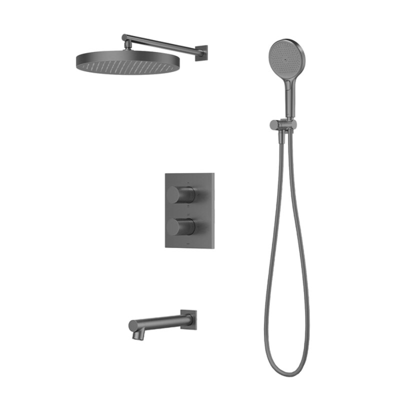 Изображение товара Душевая система Iddis Duna DUNGMSTi68 с PVD покрытием, термостатическая, встроенная