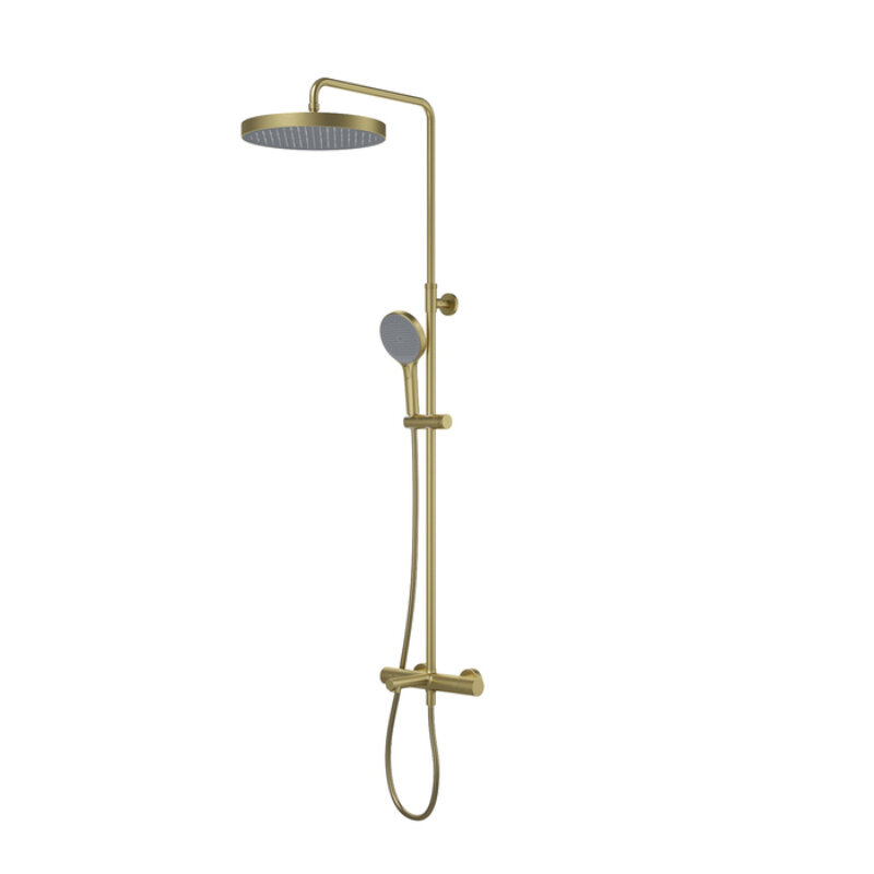 Изображение товара Iddis Duna DUNMGSTi06 душевая система термостатическая золото матовое