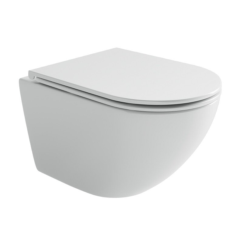 Изображение товара Подвесной безободковый унитаз Ceramicanova Whirl CN11007T, Торнадо, крышка микролифт, белый Изображение товара Подвесной безободковый унитаз Ceramicanova Whirl CN11007T, Торнадо, крышка микролифт, белый