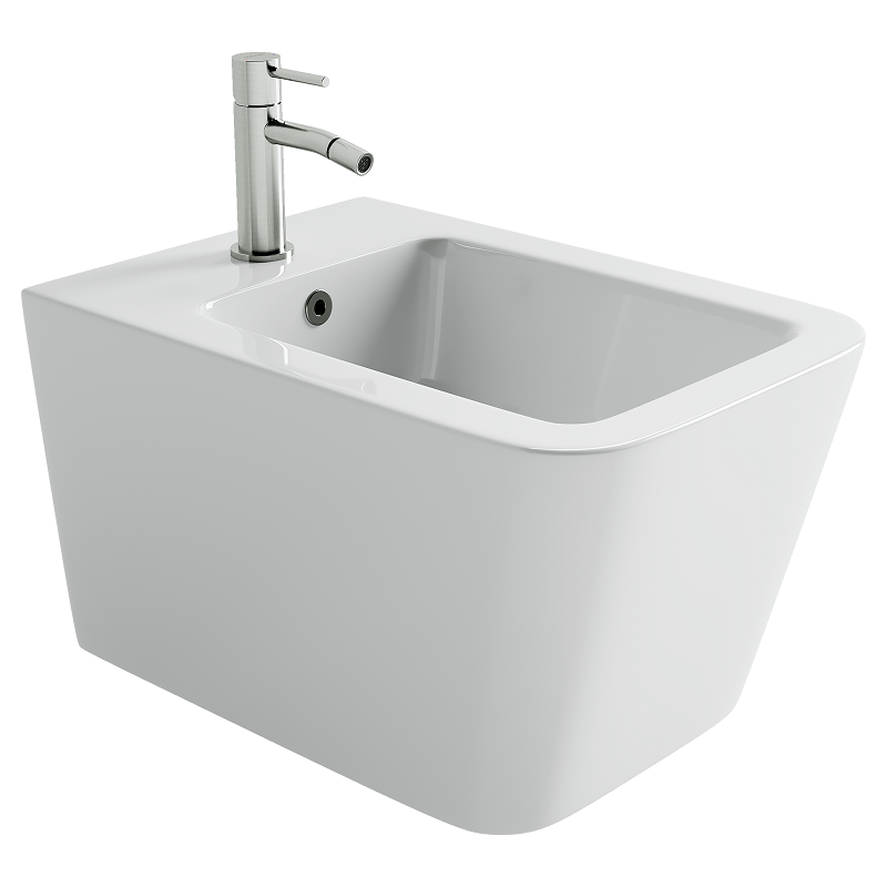 Изображение товара Биде подвесное Ceramicanova Miro CN11004 белое для современной ванной