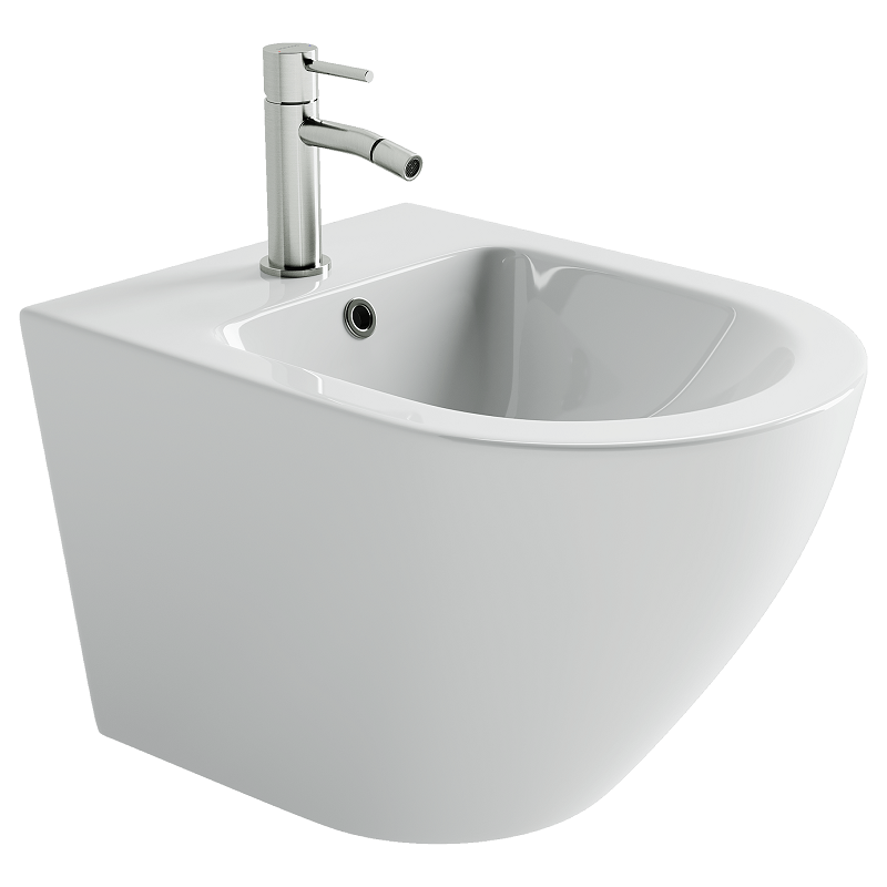 Изображение товара Биде Ceramicanova Alba CN11006, подвесное, белый Изображение товара Биде Ceramicanova Alba CN11006, подвесное, белый