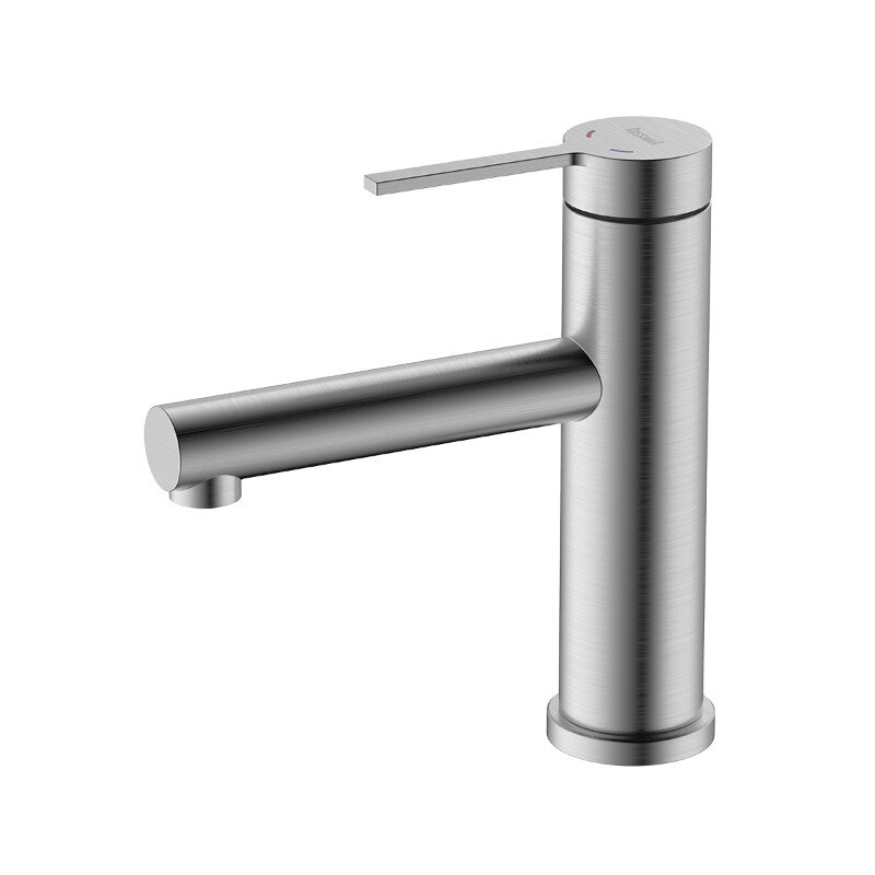 Изображение товара Смеситель для раковины Rossinka Rodchenko RSF-1712S-SSN сталь, однорычажный, керамический картридж