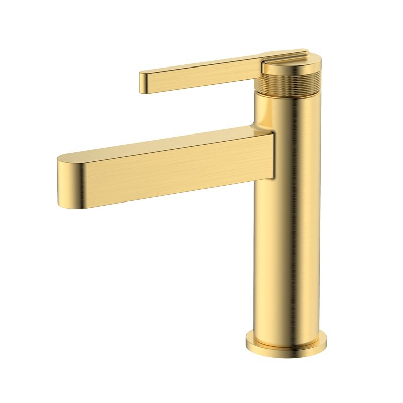 Изображение товара Смеситель для раковины D&K Bonn DA1702107 золото матовое современный стиль Германия