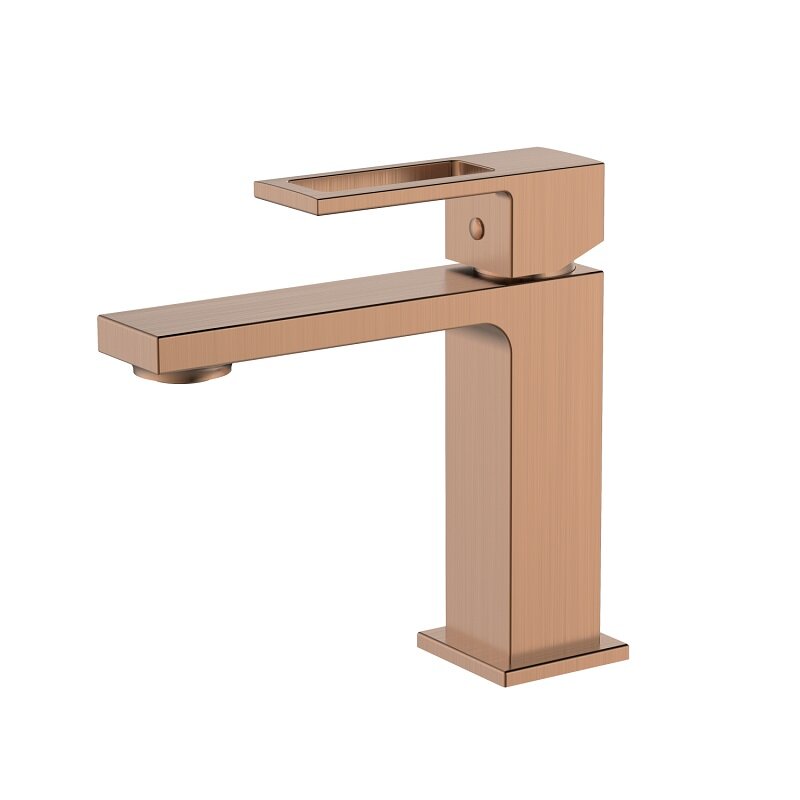 Изображение товара Смеситель для раковины D&K Dortmund DA1712133 брашированное золото