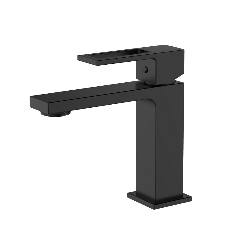 Изображение товара Смеситель для раковины D&K Dortmund DA1712105 черный матовый немецкое качество Изображение товара Смеситель для раковины D&K Dortmund DA1712105 черный матовый немецкое качество