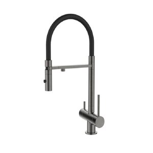 Изображение товара Смеситель для кухонной мойки D&K Kitchen DA1462506Grey с подключением к фильтру