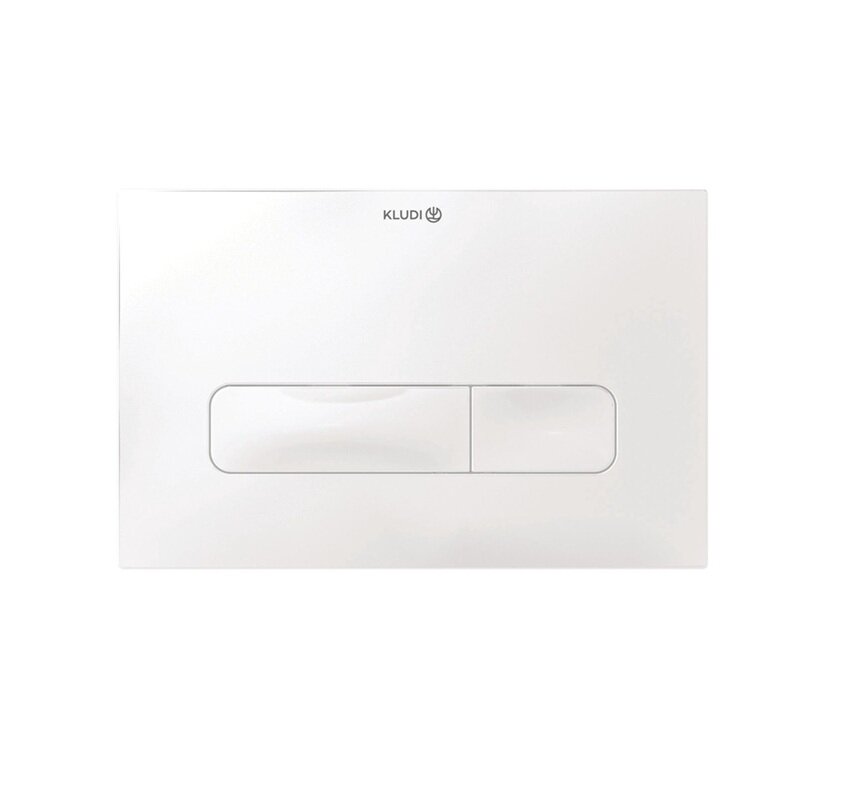 Изображение товара Клавиша смыва Kludi Unifix 30PP0143 механическая белая для унитаза