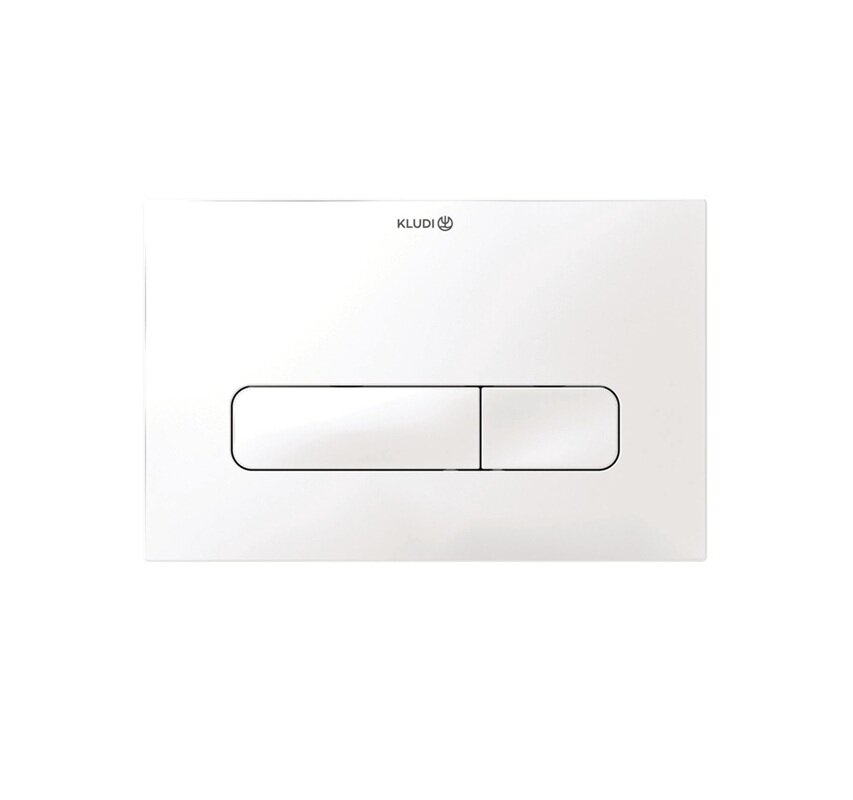Изображение товара Клавиша смыва Kludi Unifix 30PP0153, механическая, белый матовый
