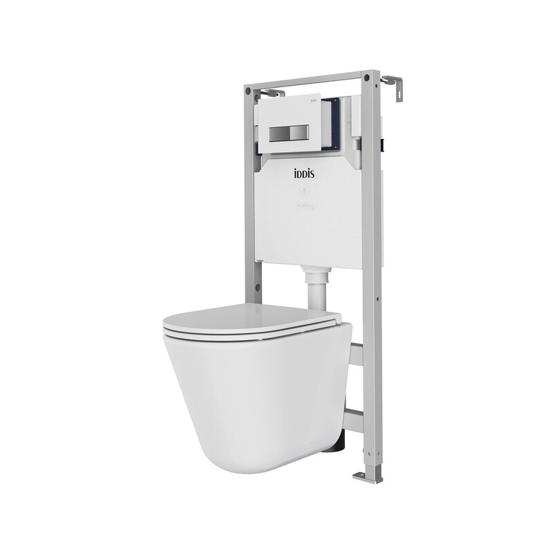 Изображение товара Комплект Iddis Basic BASRNU2i73: подвесной унитаз с микролифтом