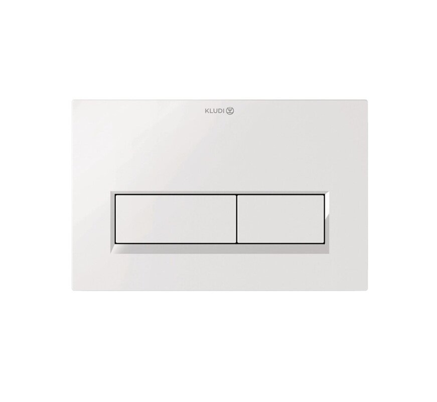Изображение товара Клавиша смыва Kludi Unifix 32PP0143 механическая белая для систем Geberit Sigma