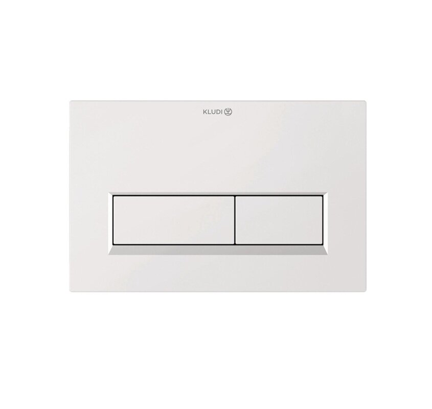 Изображение товара Клавиша смыва Kludi Unifix 32PP0153, механическая, белая матовая