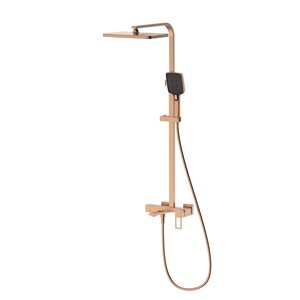 Изображение товара Душевая система D&K Dortmund DA1713733, с изливом, цвет брашированное розовое золото