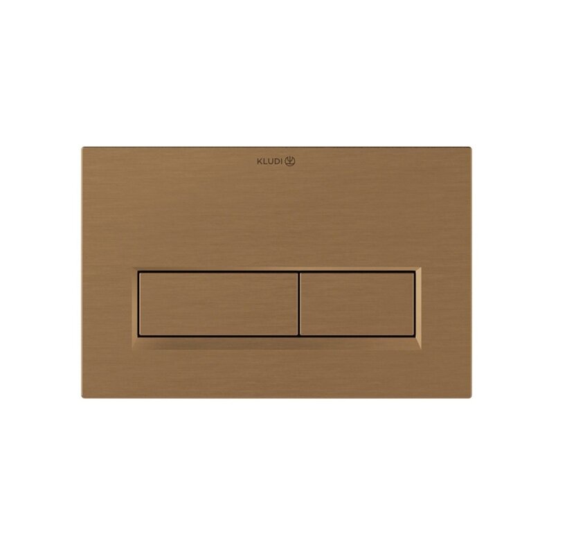 Изображение товара Клавиша смыва Kludi Unifix 32PP01N1 механическая бронза