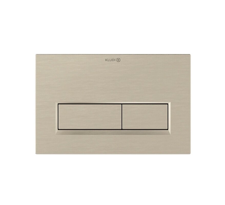 Изображение товара Клавиша смыва Kludi Unifix 32PP01N5 механическая никель брашированный
