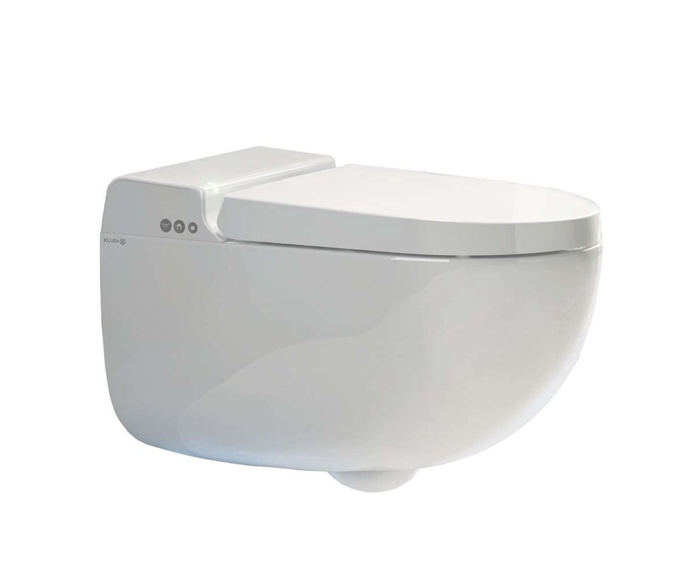 Изображение товара Подвесной умный унитаз Kludi Cleantronic 16WCW0143 с функцией биде и микролифтом Изображение товара Подвесной умный унитаз Kludi Cleantronic 16WCW0143 с функцией биде и микролифтом