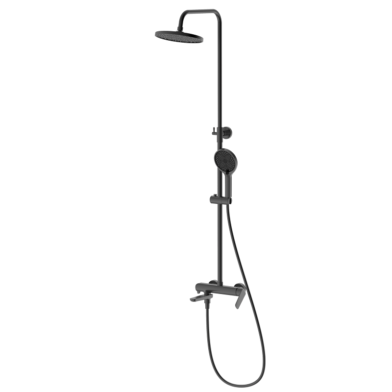 Изображение товара Душевая система D&K Dusseldorf DA1723706 с изливом графит 3 режима