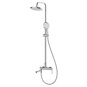 Изображение товара Душевая система D&K Stuttgart DA1773701 с изливом хром современное решение для ванной