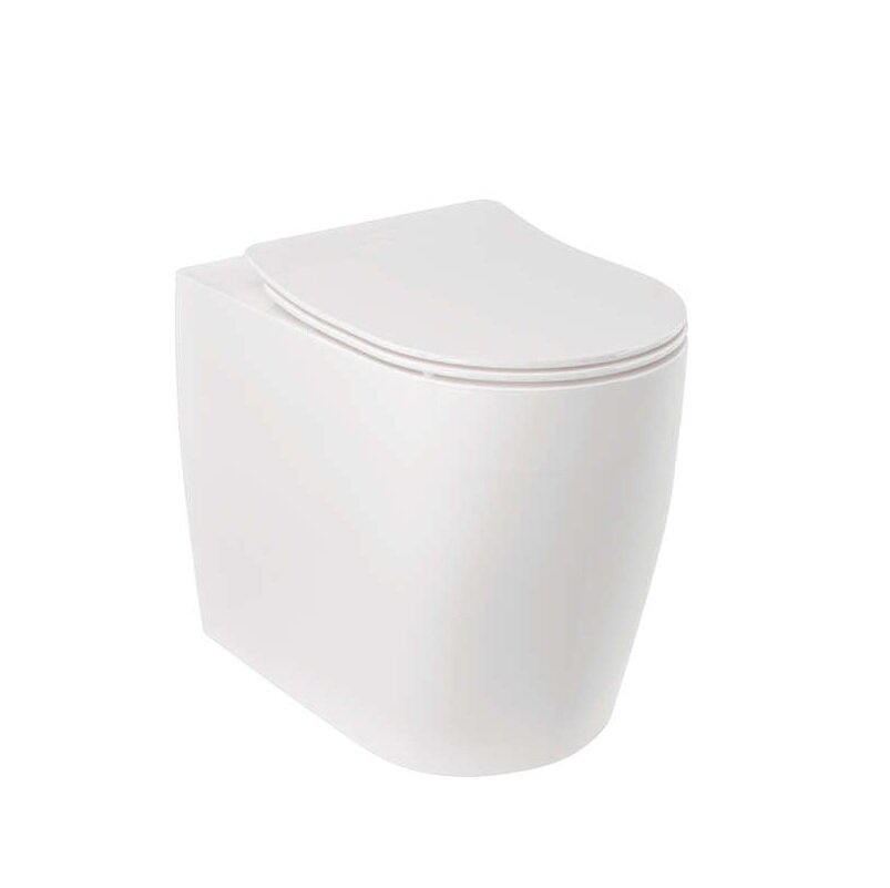 Изображение товара Приставной унитаз Kludi Resa R 23WCB0443 безободковый с смывом торнадо