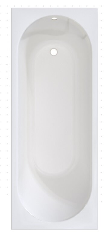 Изображение товара Акриловая встраиваемая ванна Радомир Виктория лайт Ангосто 170 x 75 см белая