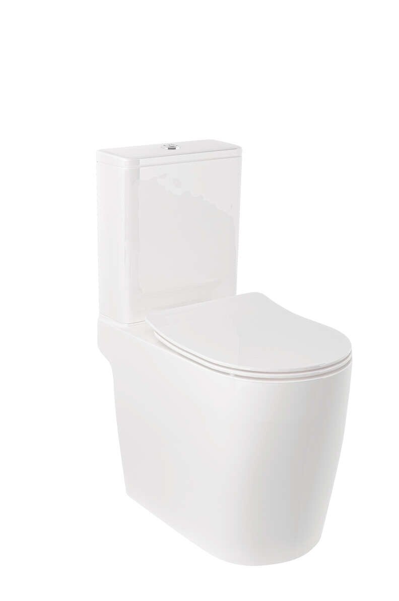 Изображение товара Унитаз-компакт безободковый с сиденьем микролифт и функцией биде Kludi Resa R 23WCS43