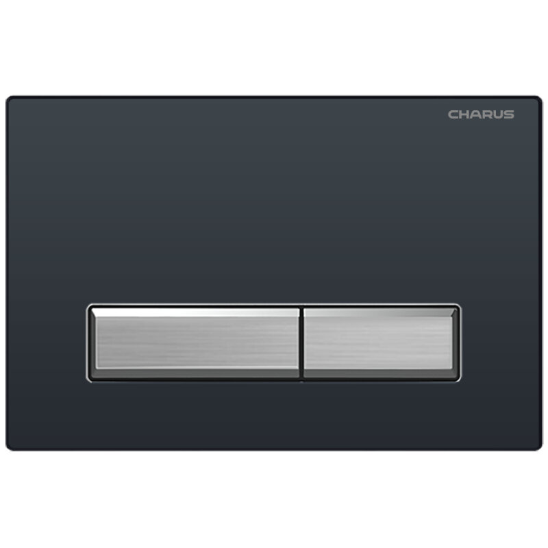 Изображение товара Клавиша Charus Raiden FP.321.BBN.01 механическая для унитаза черный хром