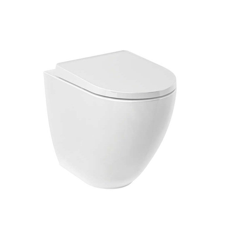 Изображение товара Приставной унитаз Kludi Resa D 24WCB0443 безободковый белый