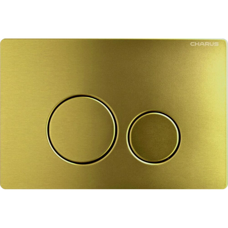 Изображение товара Клавиша для унитаза Charus Robusto FP.330.BG.05 механическая золото брашированное