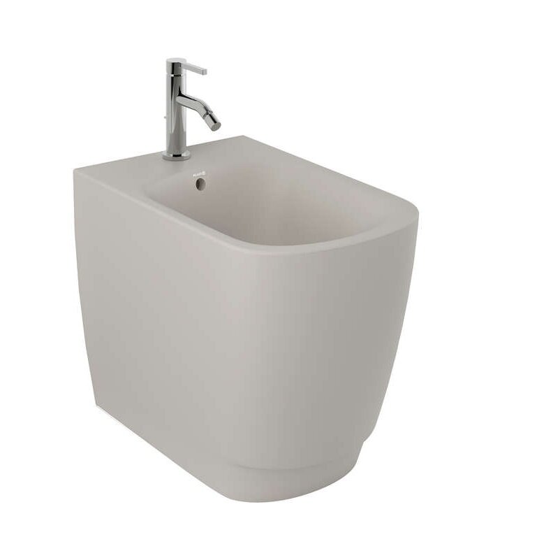 Изображение товара Биде напольное Kludi Resa S 27BIB01O2 из фарфора, Германия, серо-бежевый матовый