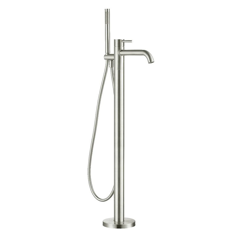 Изображение товара Смеситель для ванны Aquame Siena AQM6218BN напольный никель