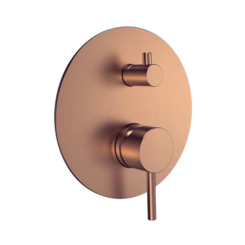 Изображение товара Смеситель для душа Aquame Siena AQM8803BC медь шлифованная однорычажный стеновой