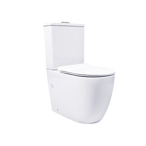 Изображение товара Напольный унитаз Charus CT700-131WT, безободковый, смыв торнадо, крышка микролифт, белый