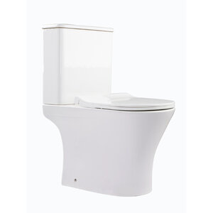 Изображение товара Напольный унитаз Charus CT700-135WT, безободковый, смыв торнадо, крышка микролифт, белый