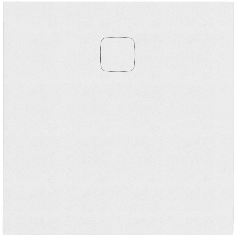 Изображение товара Душевой поддон Starohome Cosmo 71345525 90x90 см из литиевого мрамора квадратный белый матовый