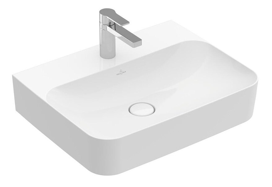 Изображение товара Раковина Villeroy & Boch Finion 416861R1, 60 см, накладная, фарфор, альпийский белый