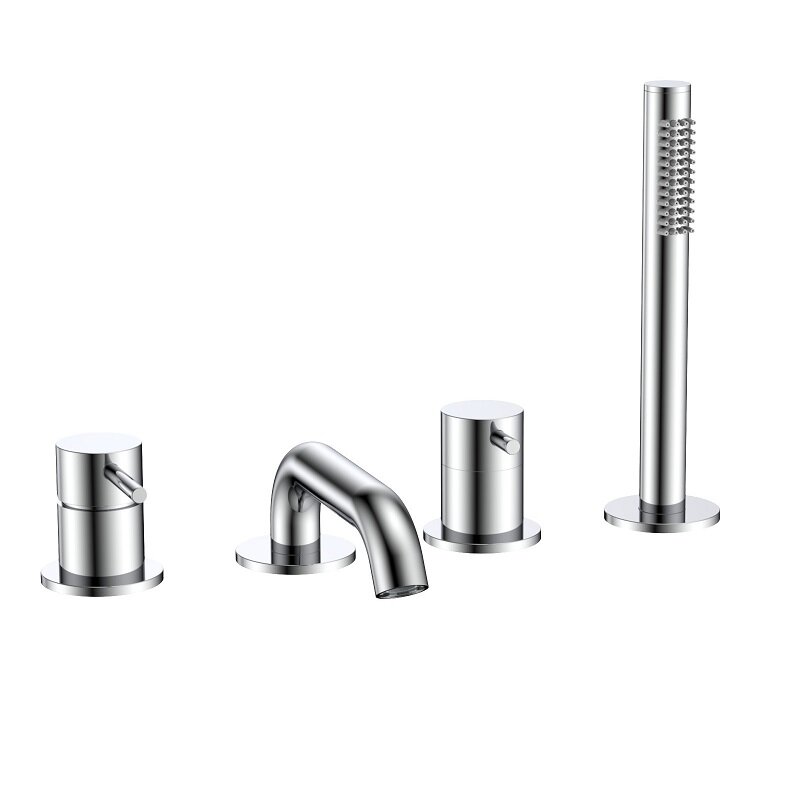 Изображение товара Смеситель на борт ванны Aquame Siena AQM6219CR хром малое исполнение Италия