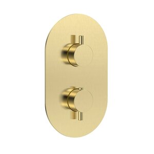 Изображение товара Смеситель для ванны и душа Aquame Siena AQM8806BG термостатический золото