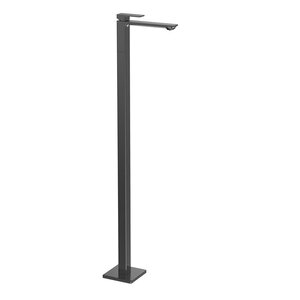 Изображение товара Смеситель для раковины Aquame Savona AQM6811MB черный матовый однорычажный для пола